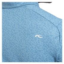 KJUS Lance Printed Herren Poloshirt, atlas blau