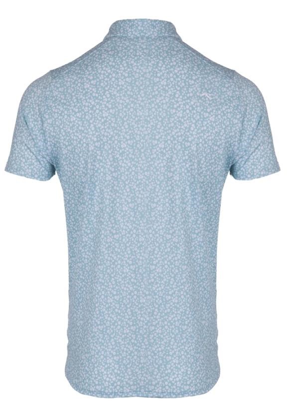 KJUS Lance Printed Herren Poloshirt, riverbank/white