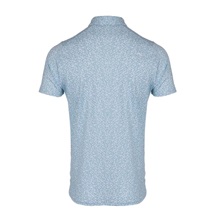 KJUS Lance Printed Herren Poloshirt, riverbank/white