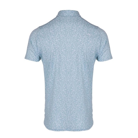KJUS Lance Printed Herren Poloshirt, riverbank/white