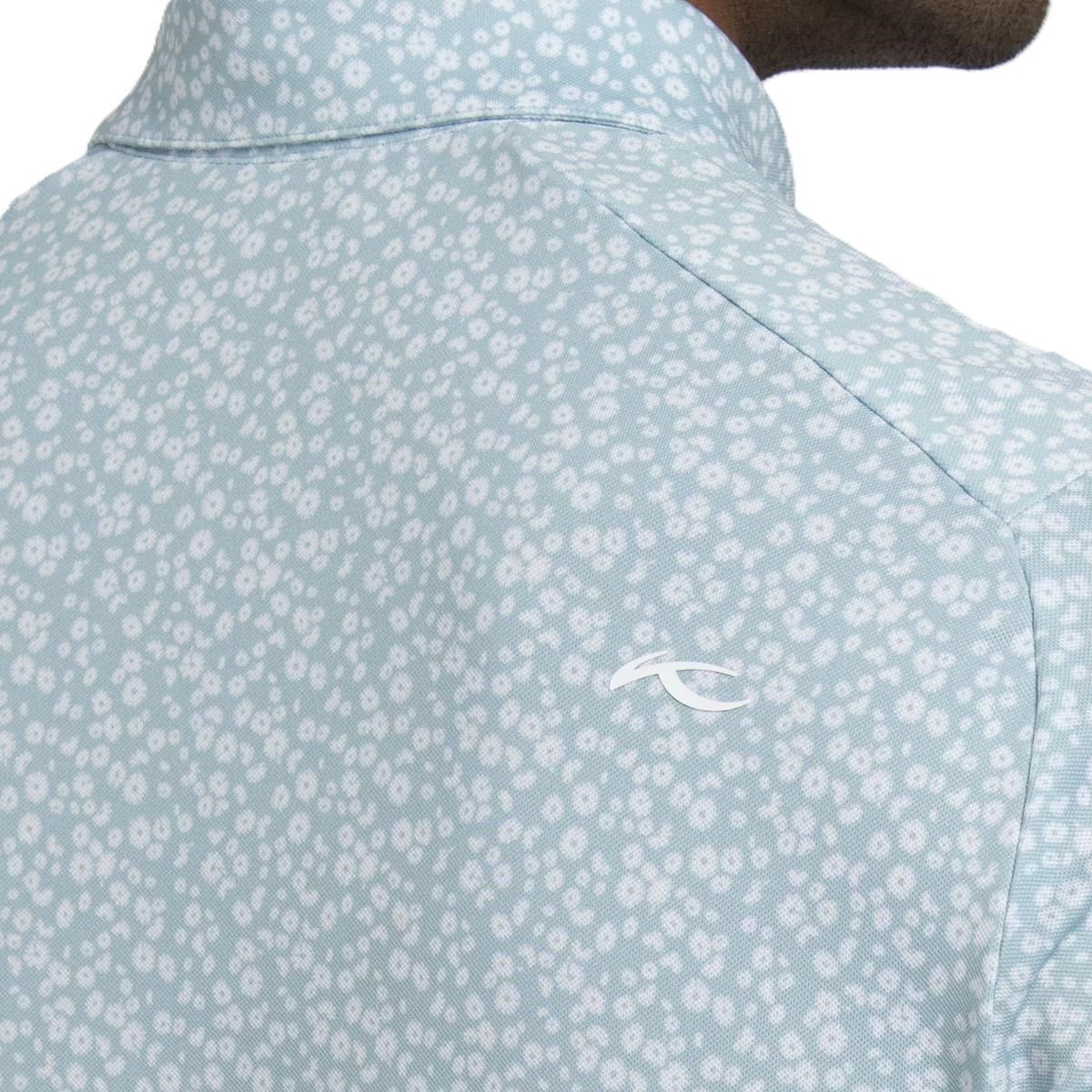 KJUS Lance Printed Herren Poloshirt, riverbank/white