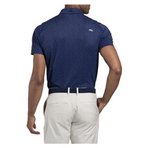 KJUS Lance Printed Herren Poloshirt, atlanta blau