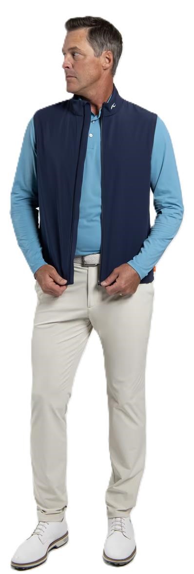 KJUS Downswing Wind Gilet Herren Weste, atlanta blau
