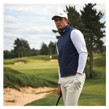 KJUS Downswing Wind Gilet Herren Weste, atlanta blau