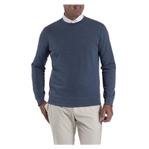 KJUS Essentials Crew Neck Herren Sweatshirt, riverbank/atlanta blau