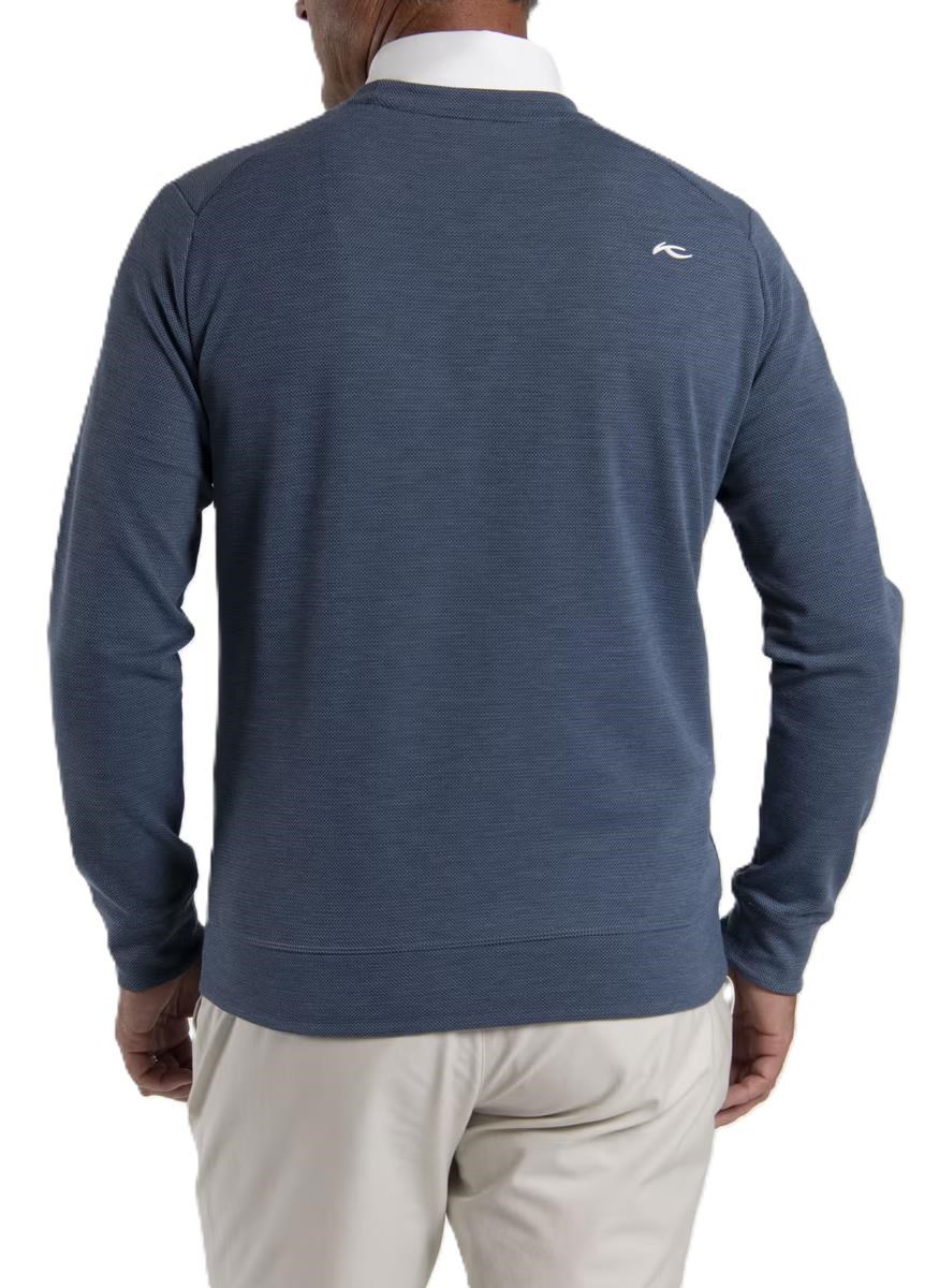 KJUS Essentials Crew Neck Herren Sweatshirt, riverbank/atlanta blau