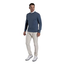 KJUS Essentials Crew Neck Herren Sweatshirt, riverbank/atlanta blau