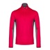 KJUS Hydraulic Midlayer Half-Zip Herren Sweatshirt, rhubarb/pewter
