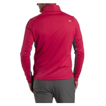 KJUS Hydraulic Midlayer Half-Zip Herren Sweatshirt, rhubarb/pewter