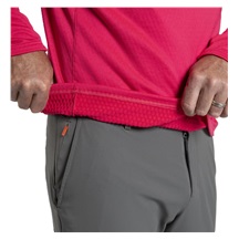KJUS Hydraulic Midlayer Half-Zip Herren Sweatshirt, rhubarb/pewter
