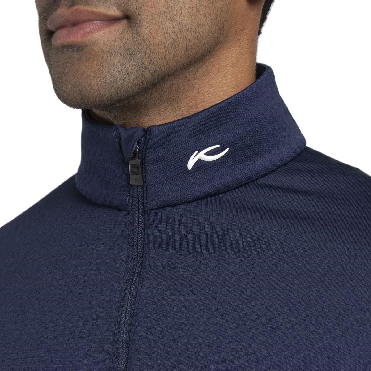 KJUS Hydraulic Midlayer Half-Zip Herren Sweatshirt, atlanta blue