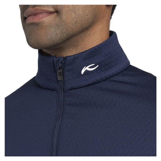 KJUS Hydraulic Midlayer Half-Zip Herren Sweatshirt, atlanta blue
