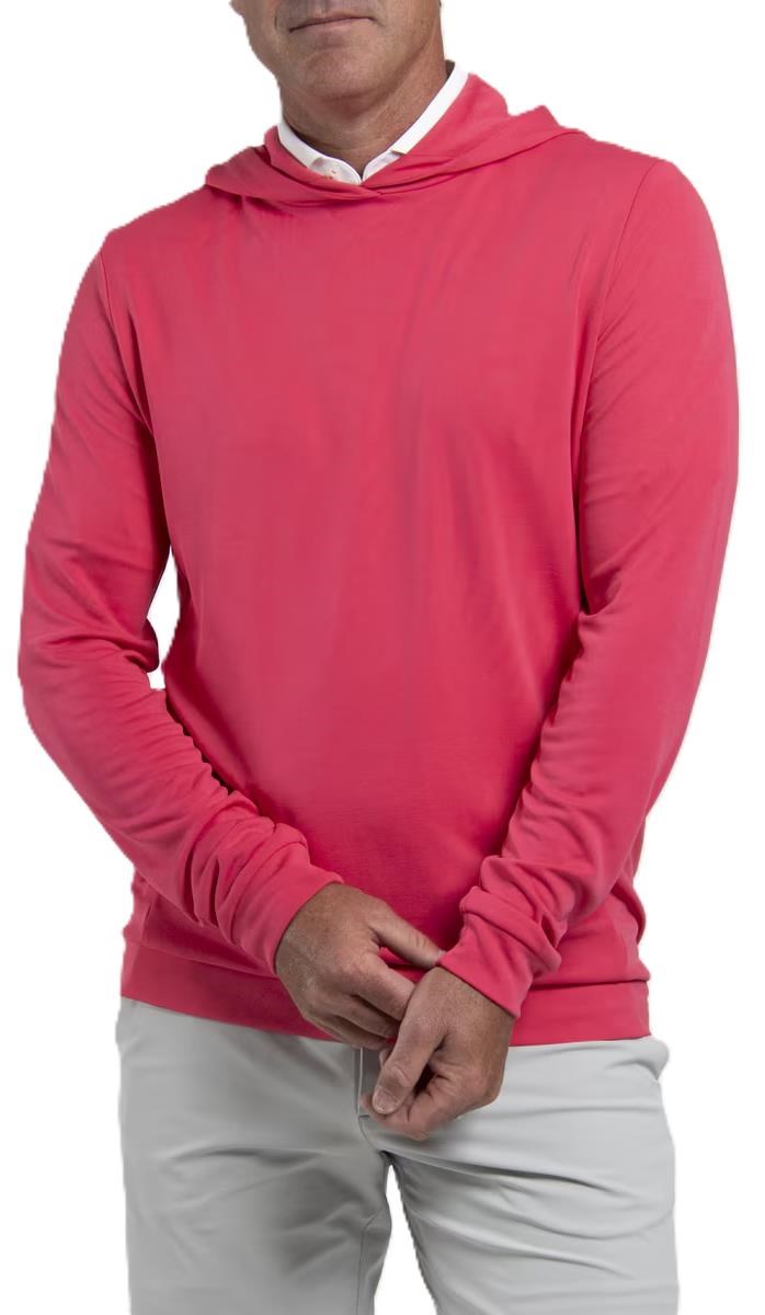 KJUS Kallen Hooded Midlayer  Herren Sweatshirt, rhubarb