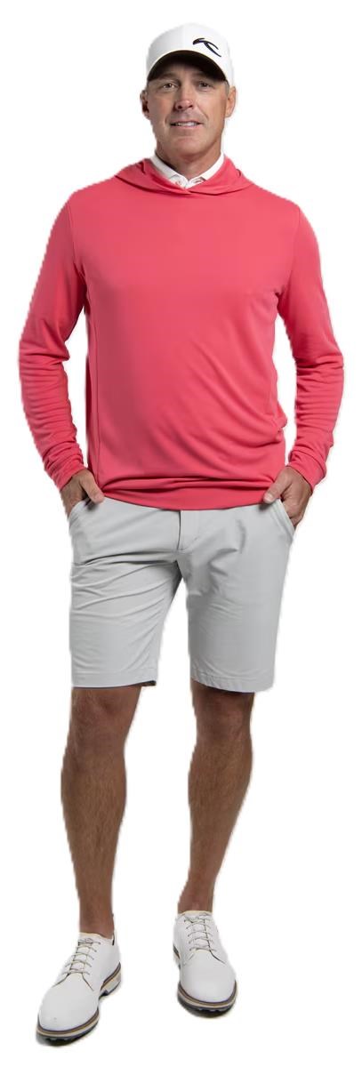 KJUS Kallen Hooded Midlayer  Herren Sweatshirt, rhubarb