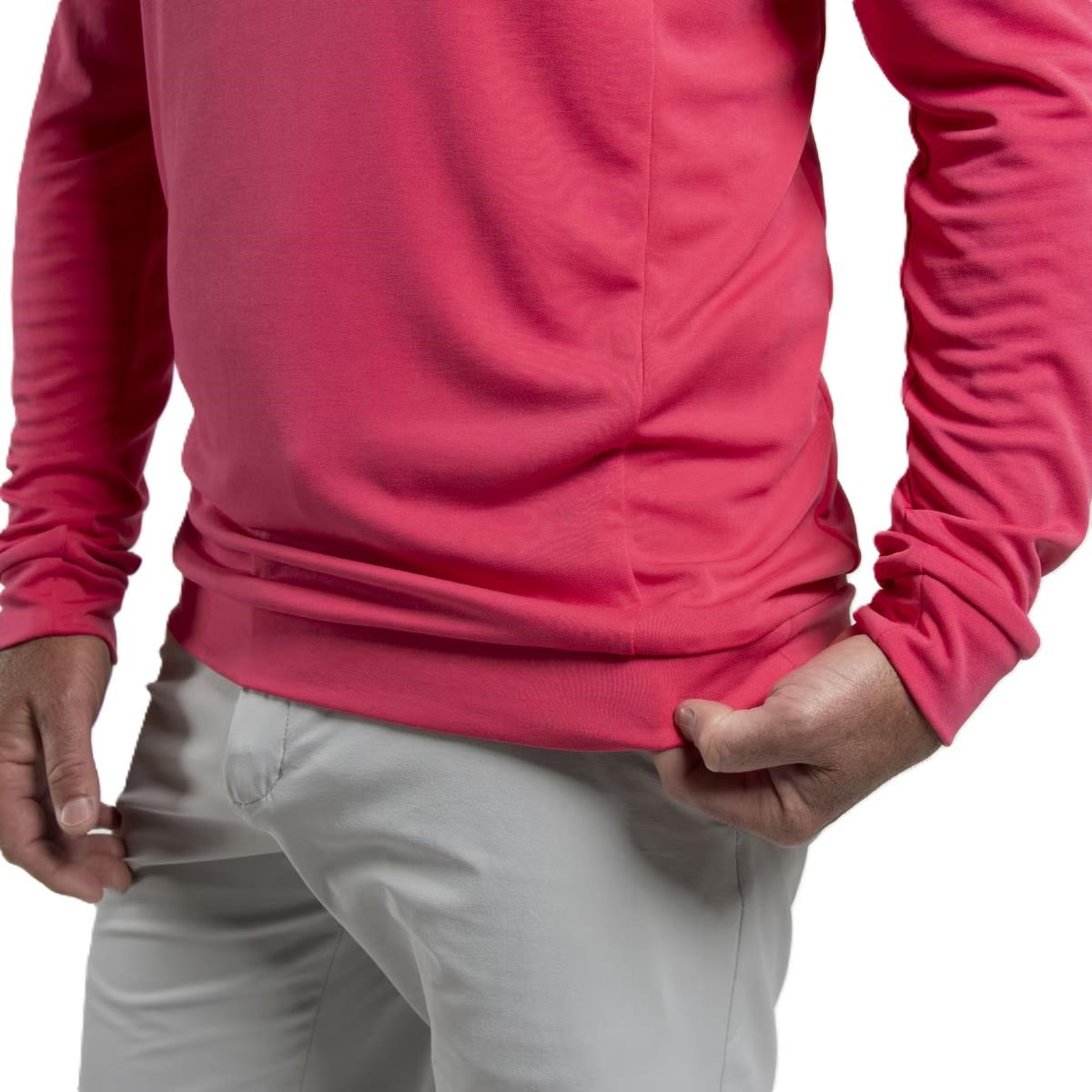 KJUS Kallen Hooded Midlayer  Herren Sweatshirt, rhubarb