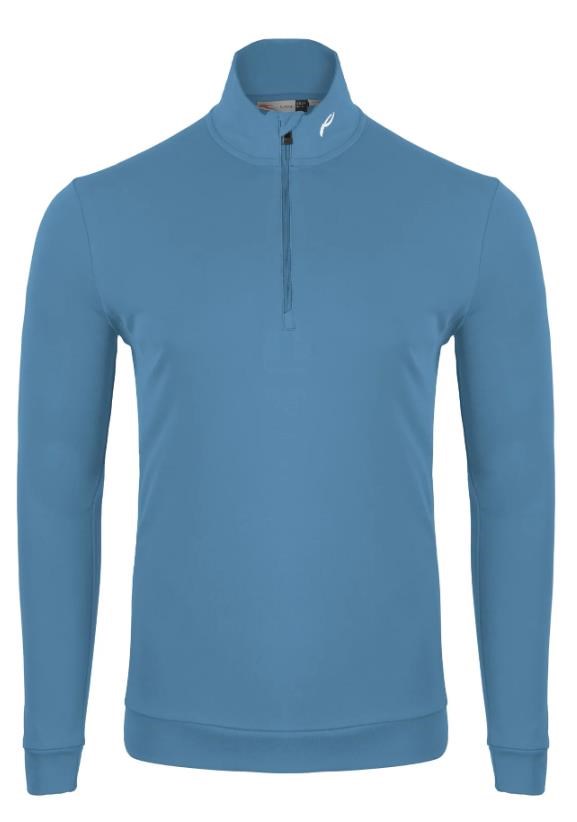 KJUS Kallen Half-Zip Herren Sweatshirt, atlas blau