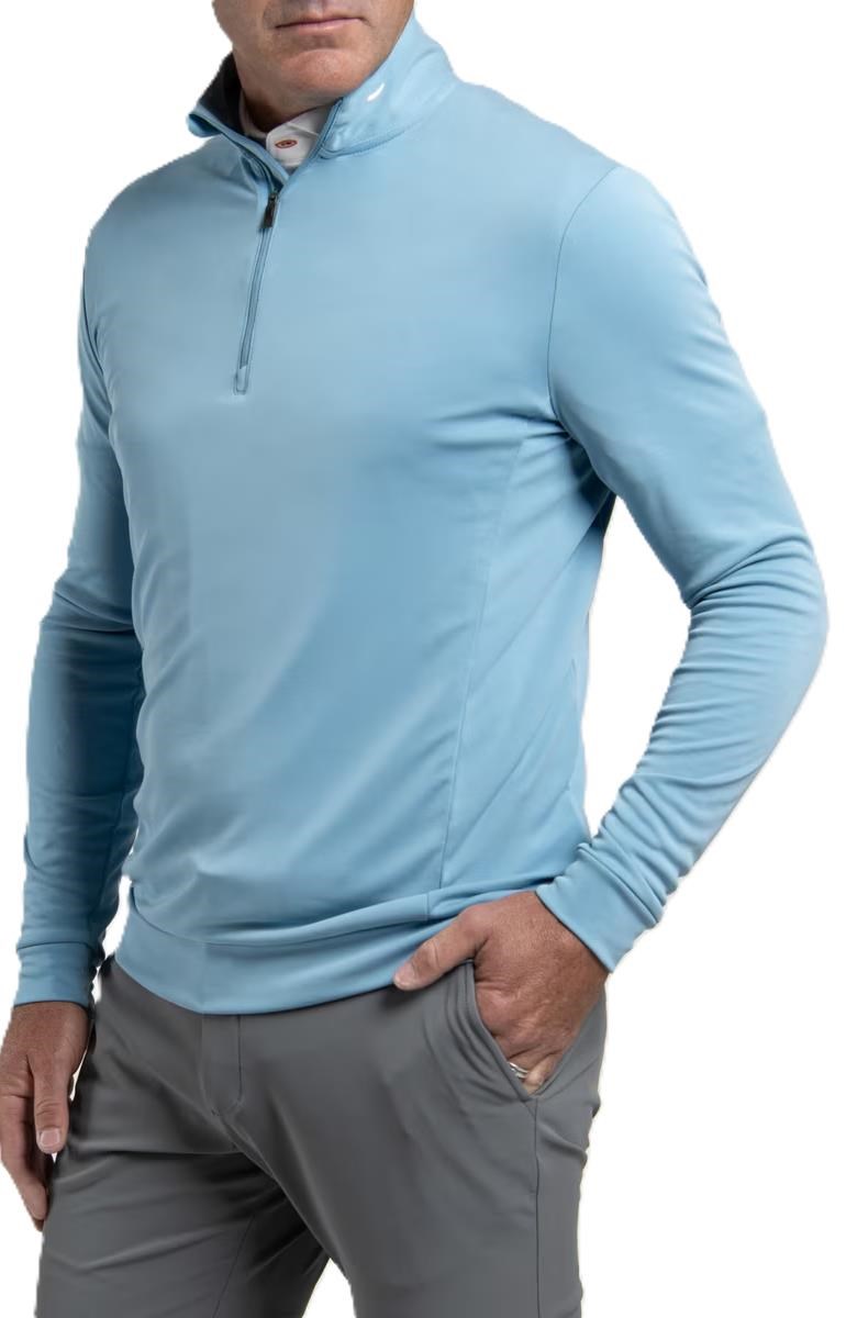 KJUS Kallen Half-Zip Herren Sweatshirt, atlas blau
