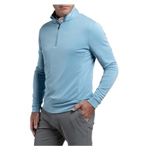 KJUS Kallen Half-Zip Herren Sweatshirt, atlas blau
