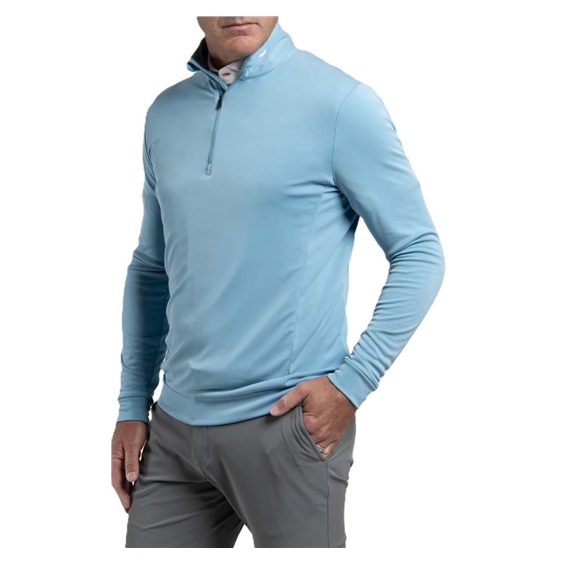KJUS Kallen Half-Zip Herren Sweatshirt, atlas blau
