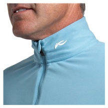 KJUS Kallen Half-Zip Herren Sweatshirt, atlas blau