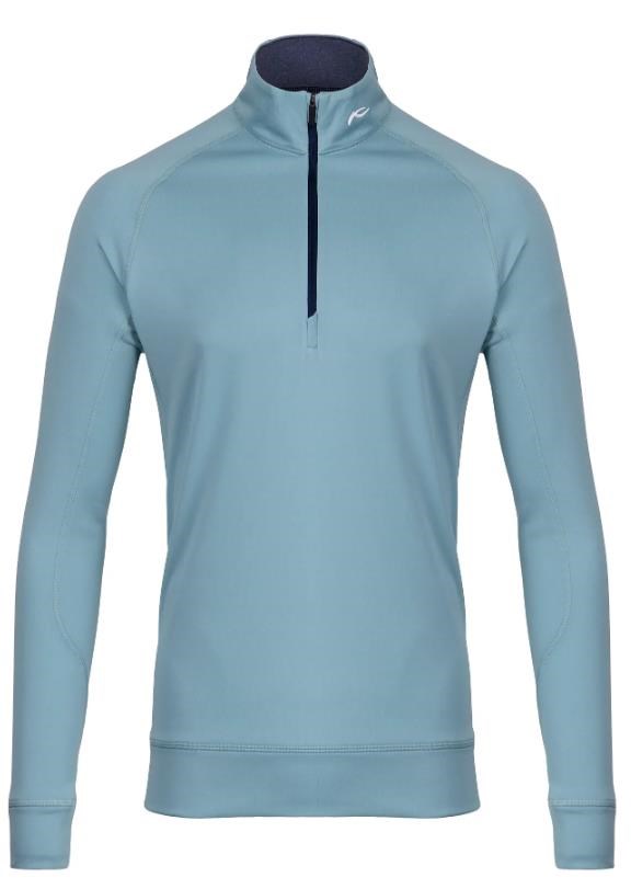 KJUS Keano Half-Zip Herren Sweatshirt, riverbank/atlanta blau