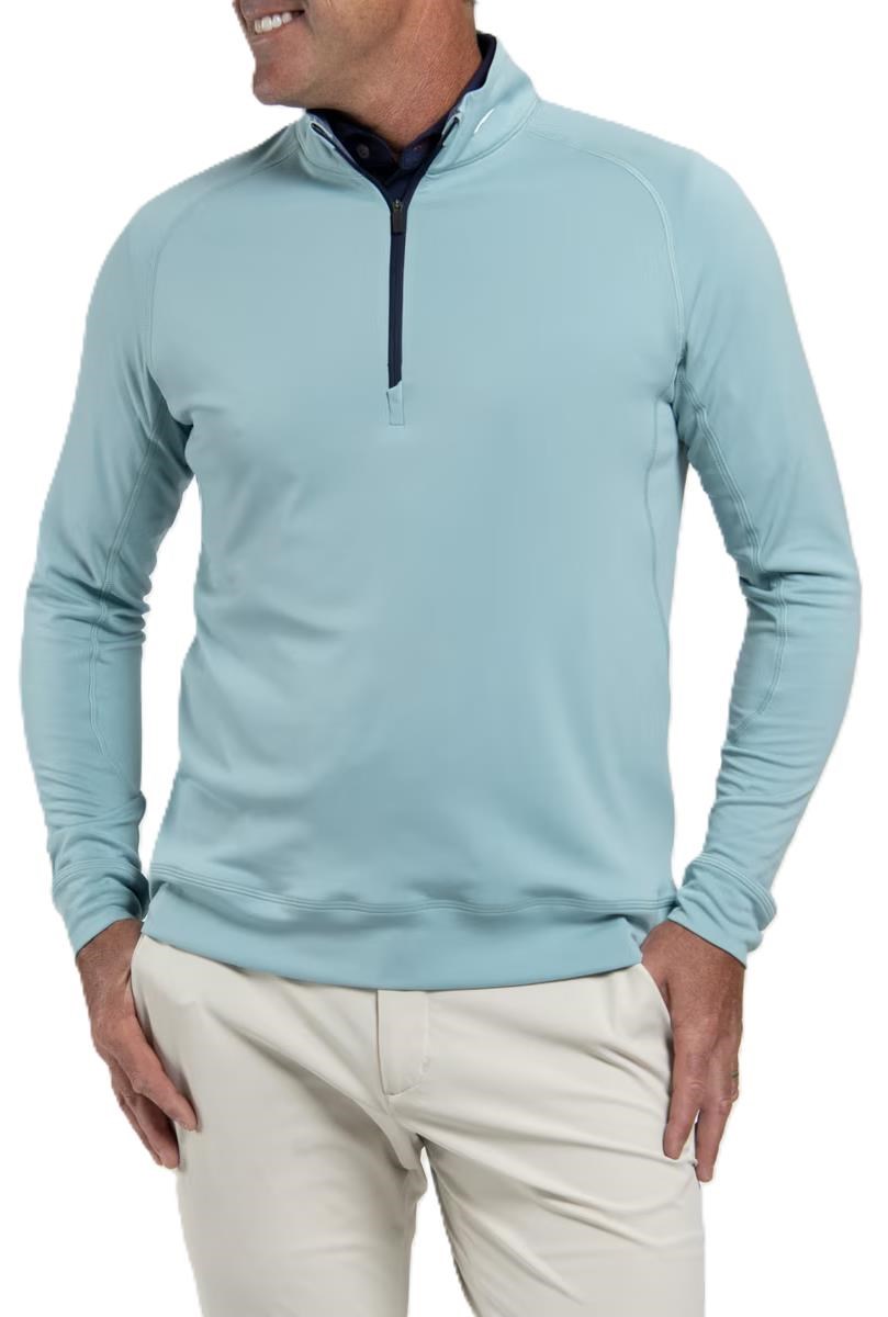 KJUS Keano Half-Zip Herren Sweatshirt, riverbank/atlanta blau