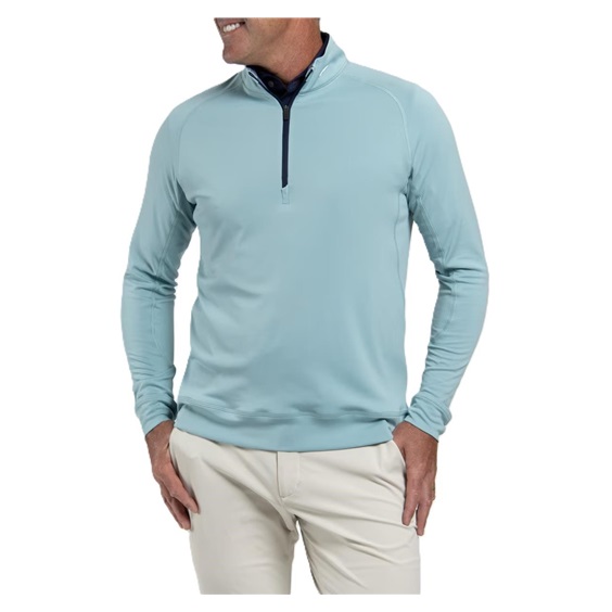 KJUS Keano Half-Zip Herren Sweatshirt, riverbank/atlanta blau