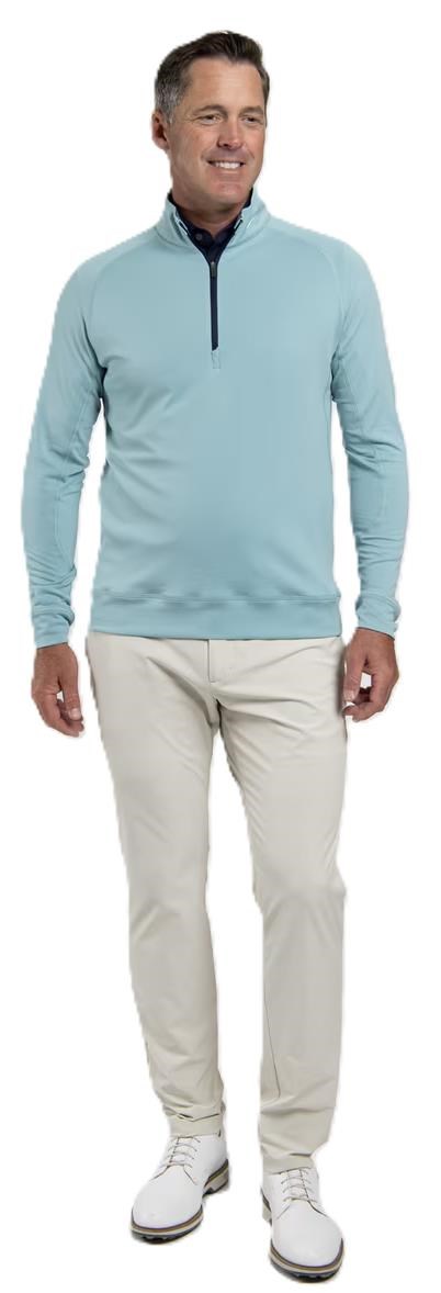 KJUS Keano Half-Zip Herren Sweatshirt, riverbank/atlanta blau