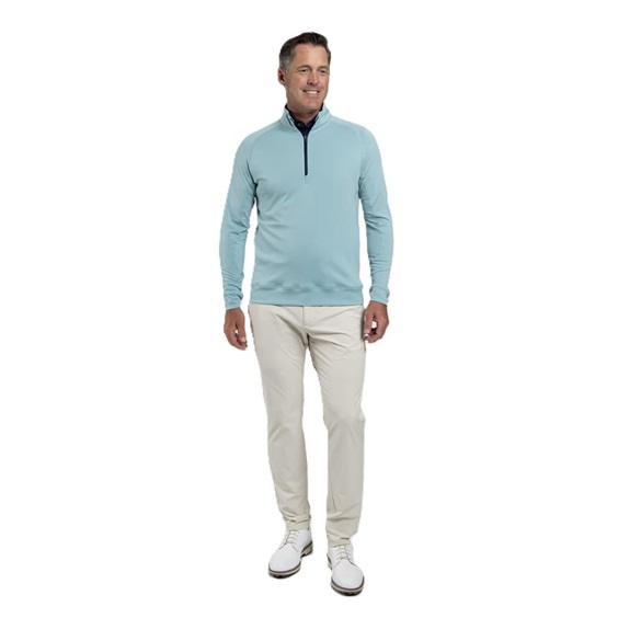 KJUS Keano Half-Zip Herren Sweatshirt, riverbank/atlanta blau