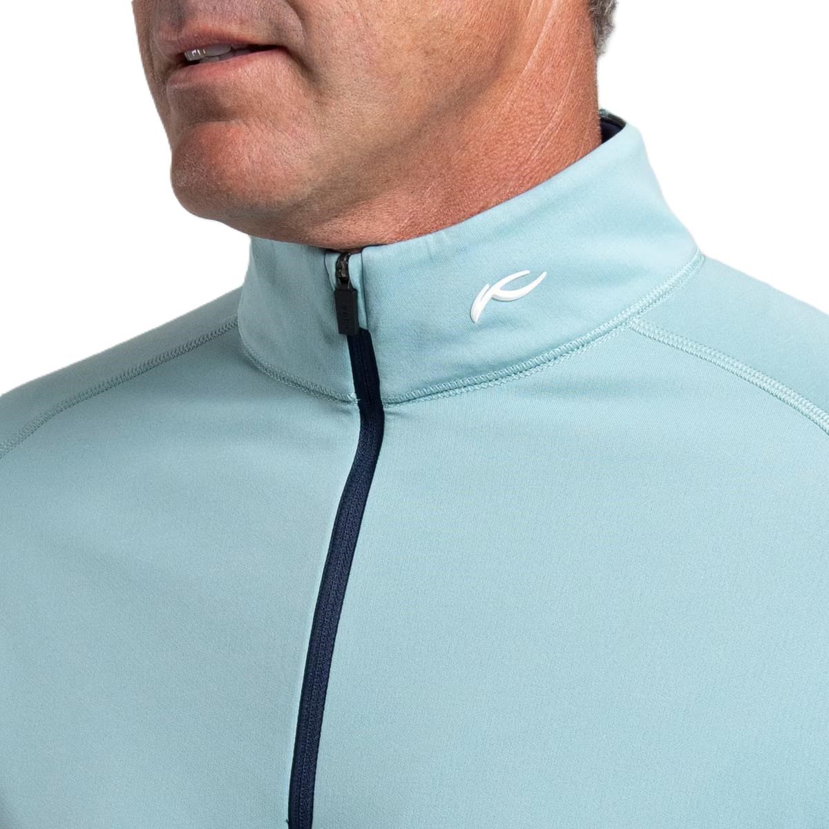 KJUS Keano Half-Zip Herren Sweatshirt, riverbank/atlanta blau