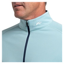 KJUS Keano Half-Zip Herren Sweatshirt, riverbank/atlanta blau