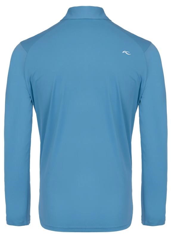 KJUS Cool Point Longsleeve Herren Langarm-Poloshirt, atlas blau