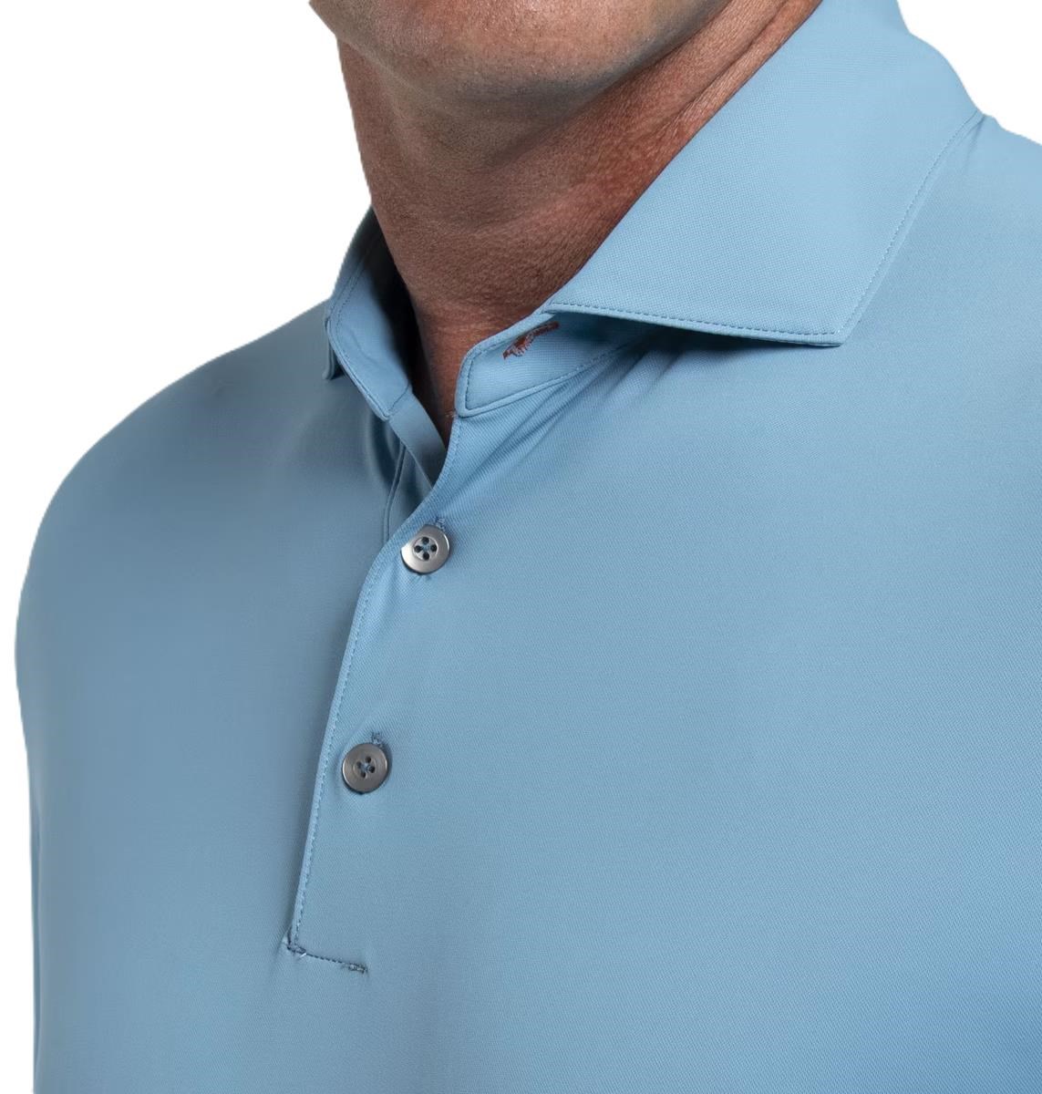 KJUS Cool Point Longsleeve Herren Langarm-Poloshirt, atlas blau