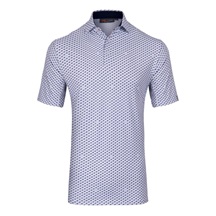 KJUS Golfer Herren Poloshirt, weiss/atlanta blau