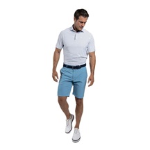 KJUS Golfer Herren Poloshirt, weiss/atlanta blau