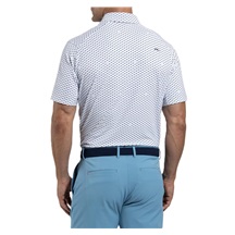KJUS Golfer Herren Poloshirt, weiss/atlanta blau