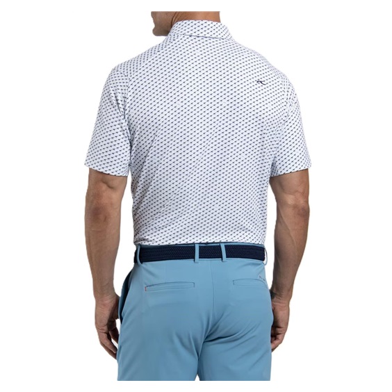 KJUS Golfer Herren Poloshirt, weiss/atlanta blau
