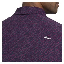 KJUS Golfer Herren Poloshirt, rhubarb/atlanta blau