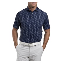 KJUS Golfer Herren Poloshirt, atlanta blau/weiss
