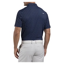 KJUS Golfer Herren Poloshirt, atlanta blau/weiss