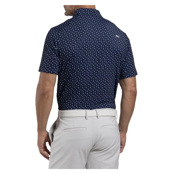 KJUS Golfer Herren Poloshirt, atlanta blau/weiss