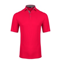 KJUS Savin Structure Herren Poloshirt, rhubarb