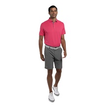 KJUS Savin Structure Herren Poloshirt, rhubarb