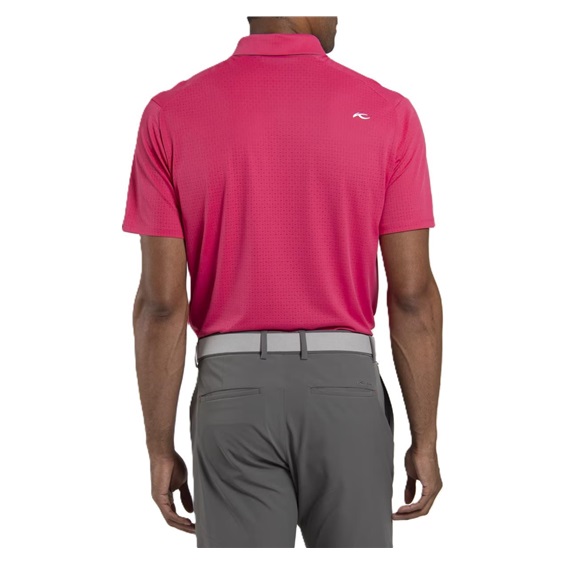 KJUS Savin Structure Herren Poloshirt, rhubarb