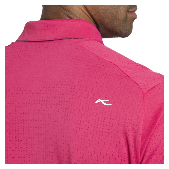 KJUS Savin Structure Herren Poloshirt, rhubarb