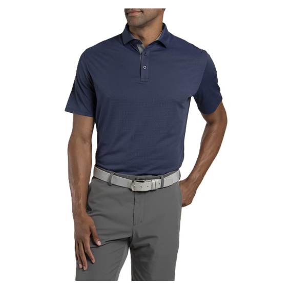 KJUS Savin Structure Herren Poloshirt, atlanta blau