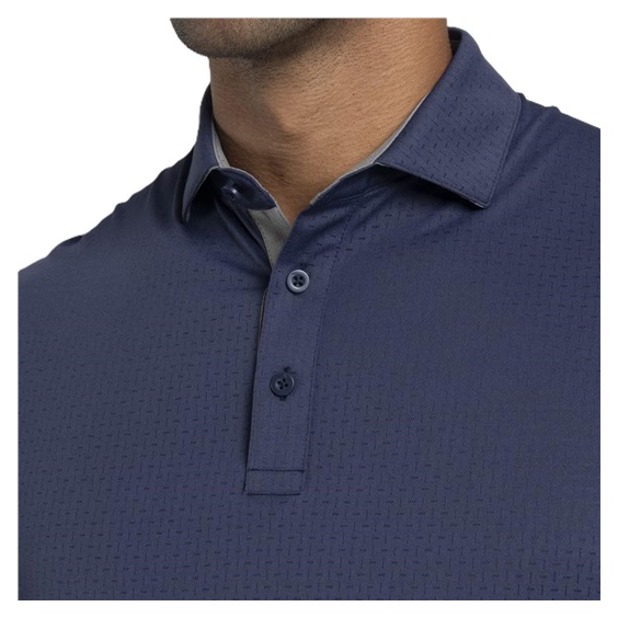 KJUS Savin Structure Herren Poloshirt, atlanta blau