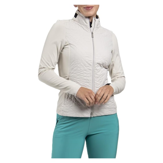 KJUS Retention Damenjacke, oyster/schwarz