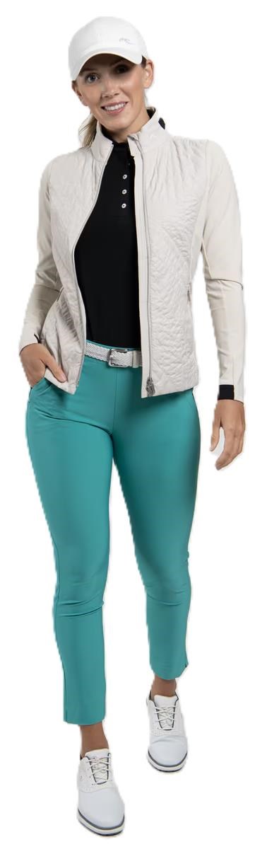 KJUS Retention Damenjacke, oyster/schwarz