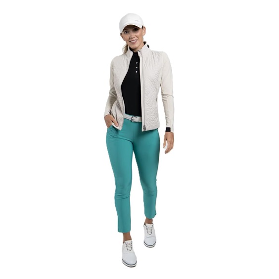 KJUS Retention Damenjacke, oyster/schwarz